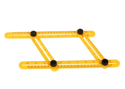 Pravítko plastové štvorramenné 250x120mm.