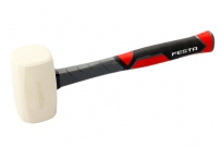 Kladivo gumené 600g biele fiberglass rukoväť FESTA.