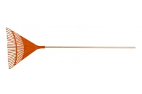 Hrable plastové 50cm 22 lamiel drevená násada 160cm.