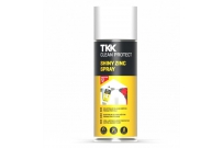 Sprej zinkový lesklý na kov 400ml TKK - TKK CLEAN PROTECT SHINY ZINC SPRAY.