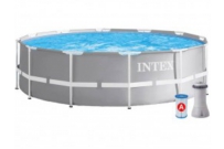 Bazén INTEX METAL 3,66x0,76m s filtráciou.