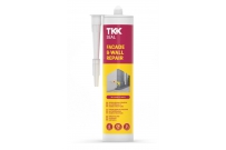 Tmel akryl štuk biely 300ml TKK - SEAL FACADE WALL REPAIR.