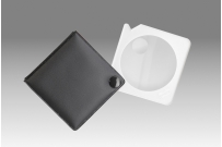 Lupa v koženkovom puzdre 44mm 3,0x, 13mm 6,0x plastová šošovka.