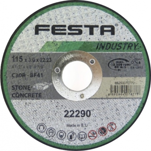 Kotúč rezný na kameň 150x3,0x22,2mm FESTA Industry