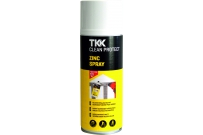 Sprej zinkový matný na kov 400ml TKK- TKK CLEAN PROTECT ZINC SPRAY.
