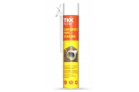 Pena trubičková na lepenie studniarska 750ml TKK - PU FIX CONCRETE PIPE SEALING.
