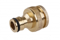 Adaptér vnútorný závit 1/2"+3/4" mosadz.