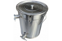 Nádoba stáčacia a čeriaca 35 kg s 2 sitami INOX 304.