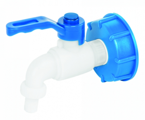 Redukcia PVC s 1/2" ventilom pre 1000L IBC kontajner
