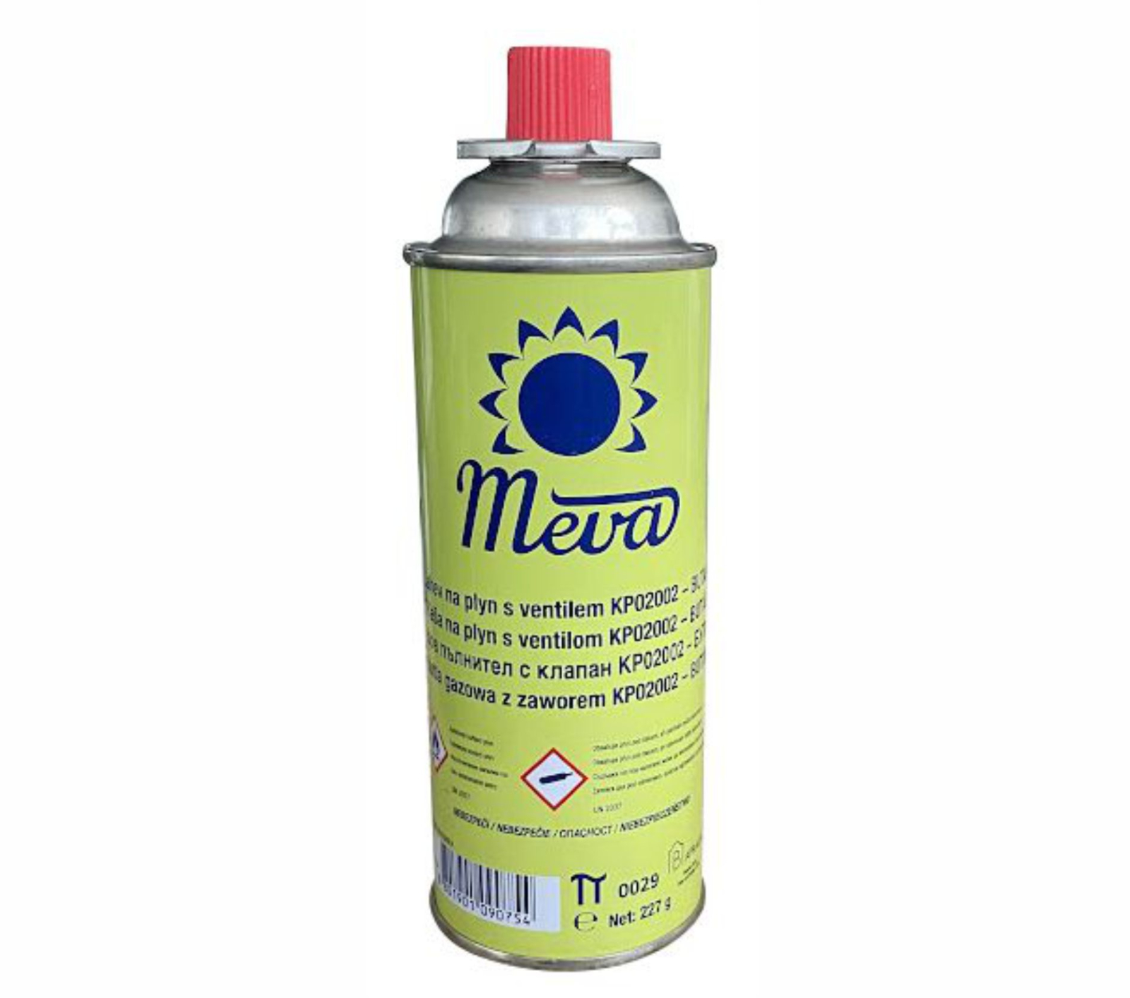 Kartuša plynová 227g ventil