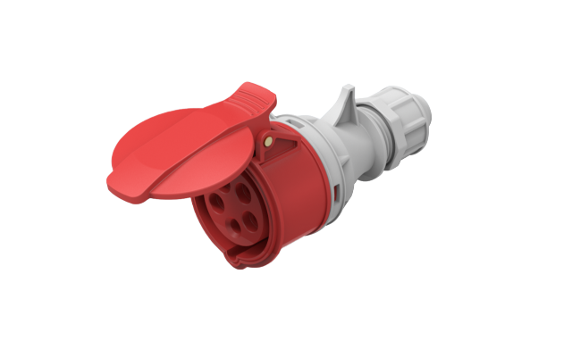 Zásuvka 400V/16A 5 pólová IP44
