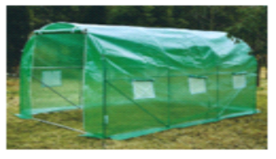 Fóliovník 3,5x2x2m/25mm zelená fólia vystužená 140g.