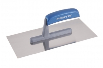 Hladítko 280x130mm nerez rovné drevená rukoväť.