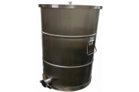 Nádoba komplet s ventilom 100kg INOX na med.