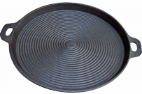 Panvica liatinová WOK 35cm vrúbkovaná.