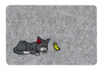Rohož Flocky mačka 40x60cm.