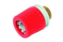 Spojka MAX 1" plast/mosadz.
