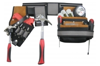 Dvojité puzdro na náradie na opasku s držiakom Toolpack.