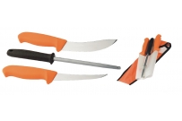 Sada nožov Morakniv Hunting Orange s puzdrom.