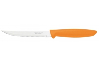 Nôž Plenus na steaky Tramontina 410/895, 13cm čepeľ, oranžový.