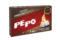 Pevný podpaľovač PE-PO Premium 40ks