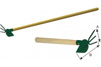 Motyčka špicatá-trojzub.